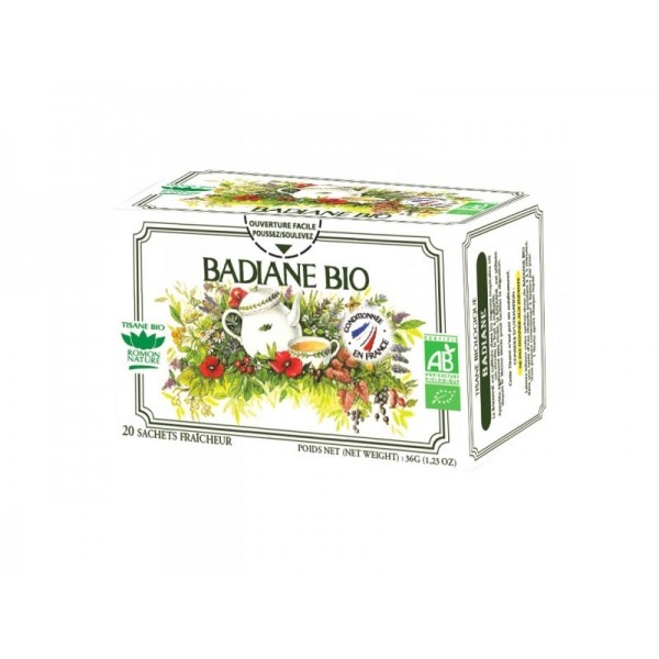 Tisane simple BIO Badiane 20 sachets