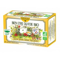 Tisane bien-être du foie bio 20 sachets