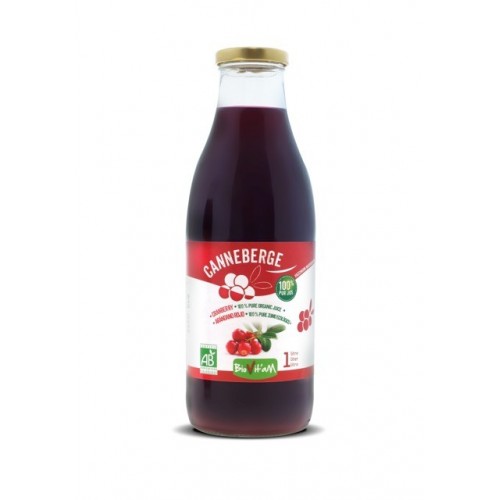 JUS CRANBERRY CANNEBERGE 1L