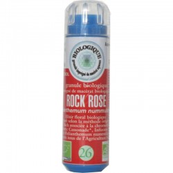 Fleurs Bach n° 26 granules ROCK ROSE