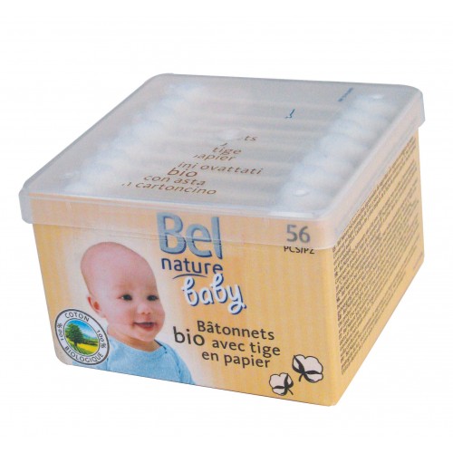 BOITE de COTON TIGES SECURITE BEBE x56