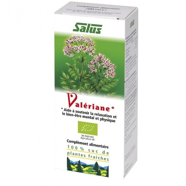 Suc de plantes Valériane bio flac 200 ml