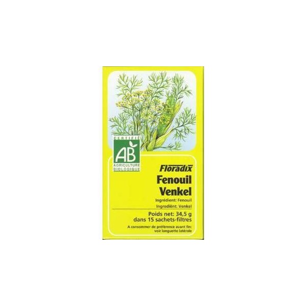 Tisane Bio fenouil - 15 sachets