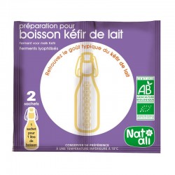 Ferment pour kéfir de lait bio