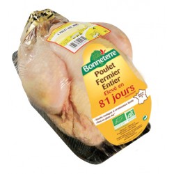 POULET JAUNE FERMIER D&#039;AUVERGNE MOYEN