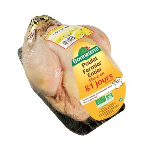 POULET JAUNE FERMIER AUVERGNE +/-1.300kg