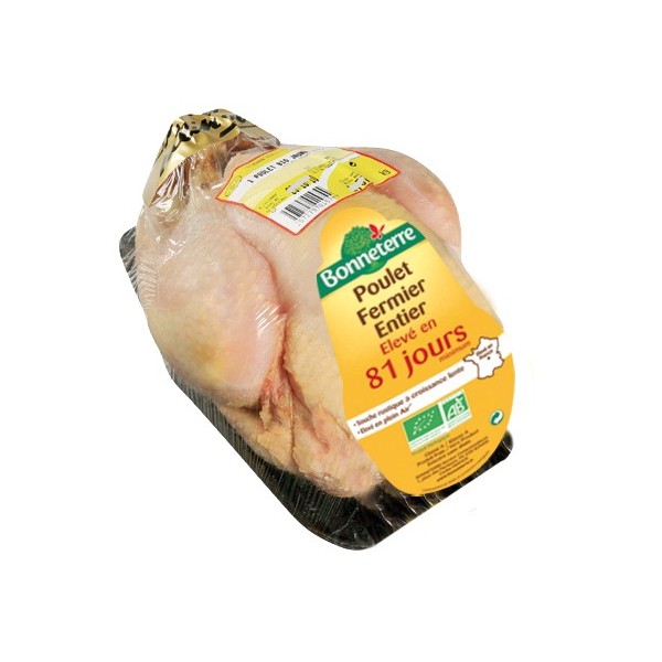 POULET JAUNE FERMIER D'AUVERGNE MOYEN