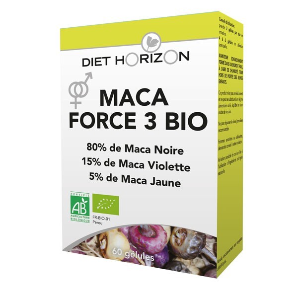 MACA Force 3 BIO 60 gélules