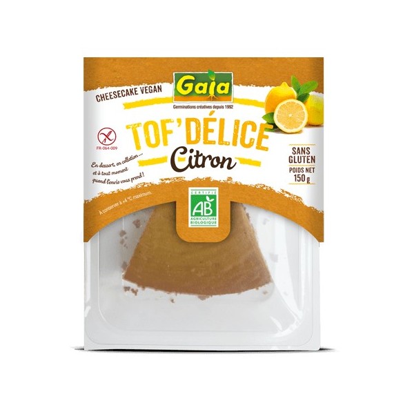 TOF'DELICE GAIA Citron 150 gr