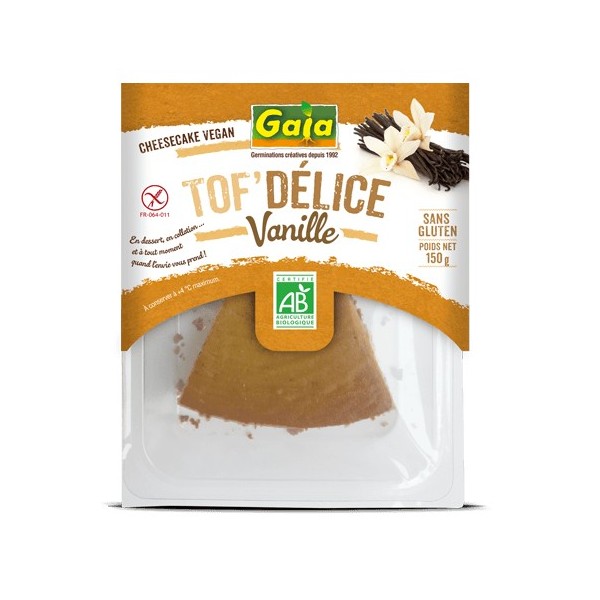 TOF'DELICE GAIA Vanille 150 gr