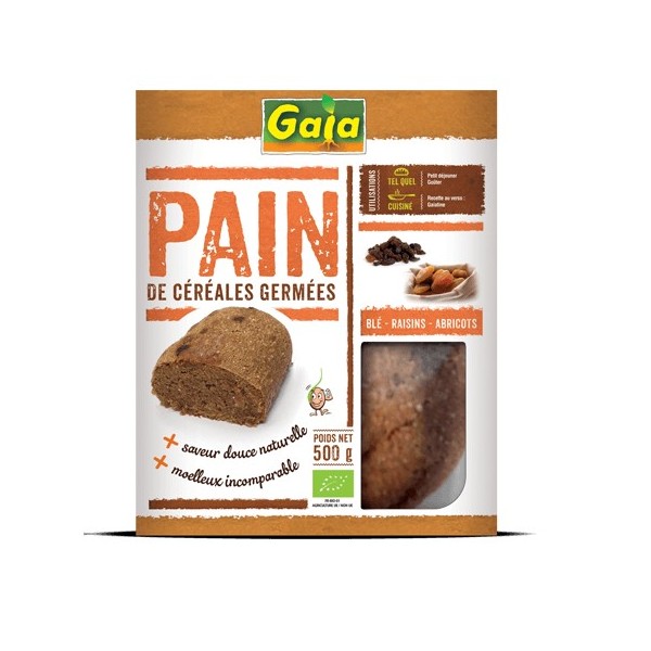 PAIN DE CEREALES GERMEES BLE/RAISIN 500G