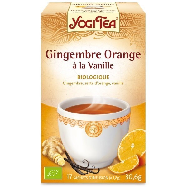 Yogi tea Gingembre Orange vani17 sachets