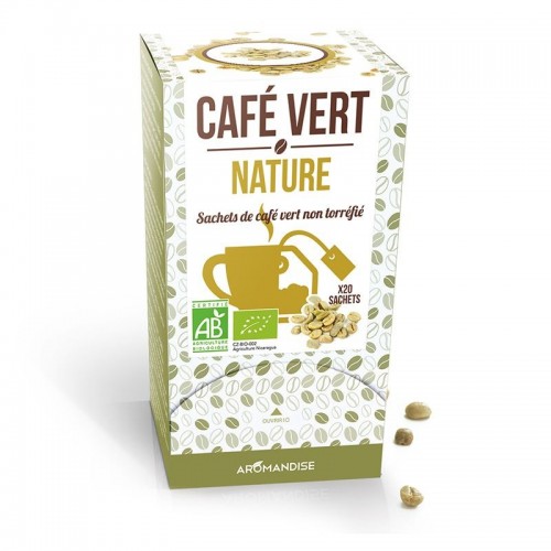 CAFE VERT non torréfié (20 sachets) 60g