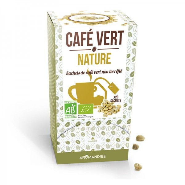 Café vert nature non torréfié (x20 sache