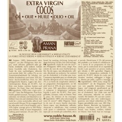 Huile extra vierge coco BIO - pot 325 ml