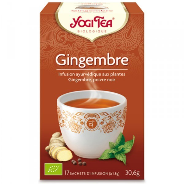 Yogi tea Gingembre 17 sachets