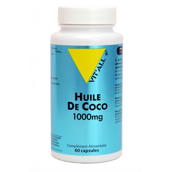 VIT'ALL+ HUILE DE COCO 1000 MG 60 CAPSULES