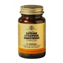 SOLGAR LUTEINE LYCOPENE CAROTENES COMPLEXE 30 GELULES VEGETALES