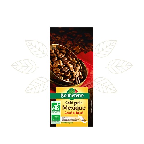 CAFE MEXIQUE grains PUR ARABICA 250g