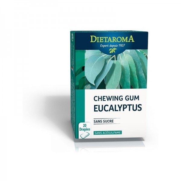 Schewing gum eucalyptus 20 dragées