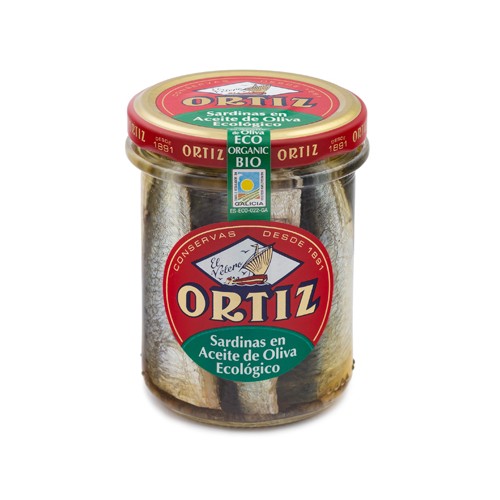 SARDINES HUILE OLIVE BIO 190g