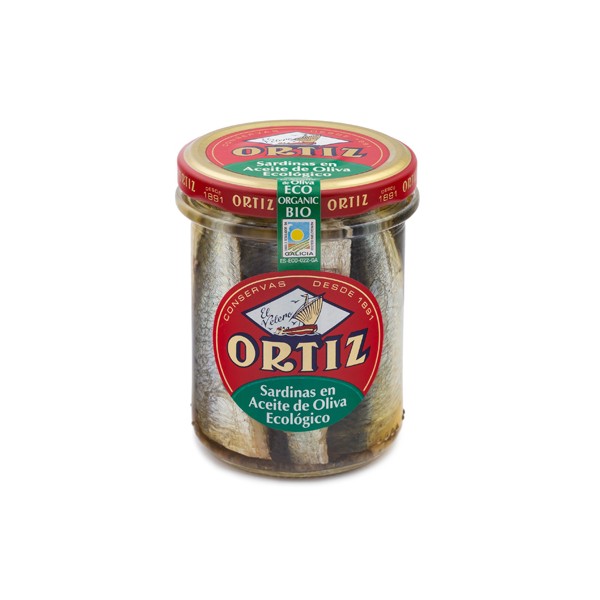 SARDINES HUILE OLIVE BIO 190g