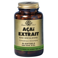 SOLGAR ACAI EXTRAIT 60 SOFTGELS