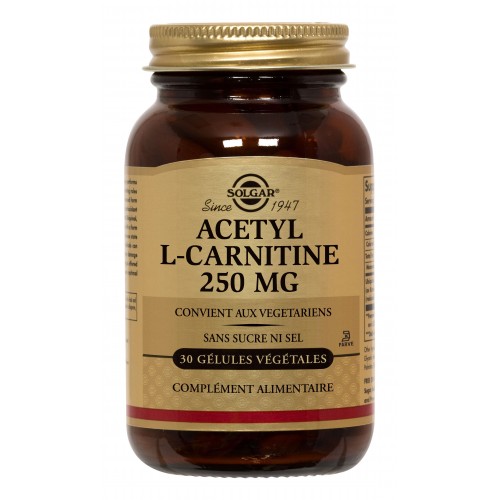 ACETYL-L-CARNITINE 250 mg 30 gélules