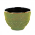 TASSE FONTE CHINOISE VERTE & DOREE 15cl