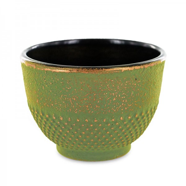 TASSE FONTE CHINOISE VERTE & DOREE 80ml