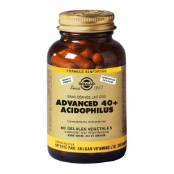 SOLGAR ADVANCED 40+ ACIDOPHILUS 60 GELULES VEGETALES