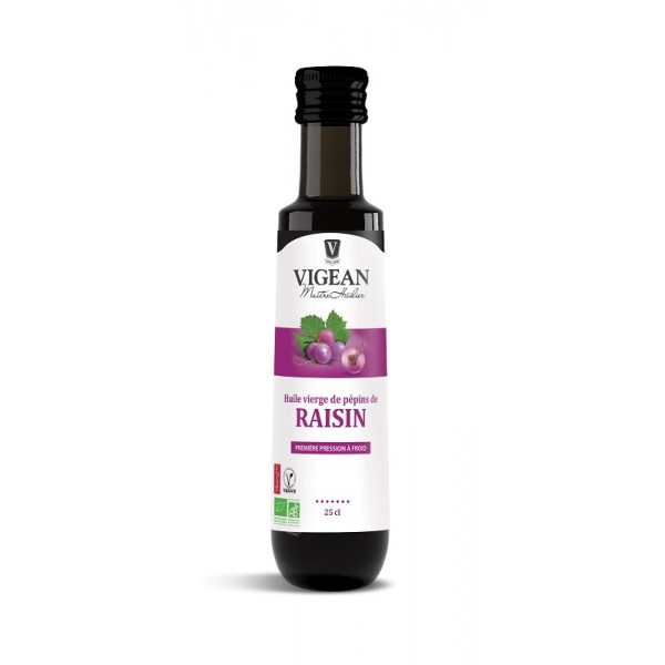 HUILE PEPIN RAISIN 1e PRESSION FROID25cl