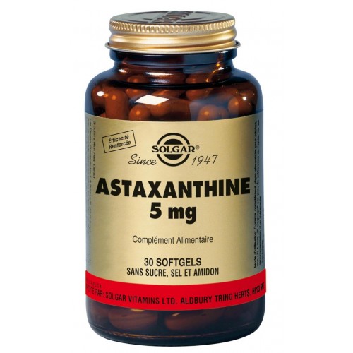 ASTAXANTHINE 5 mg 30 Softgels