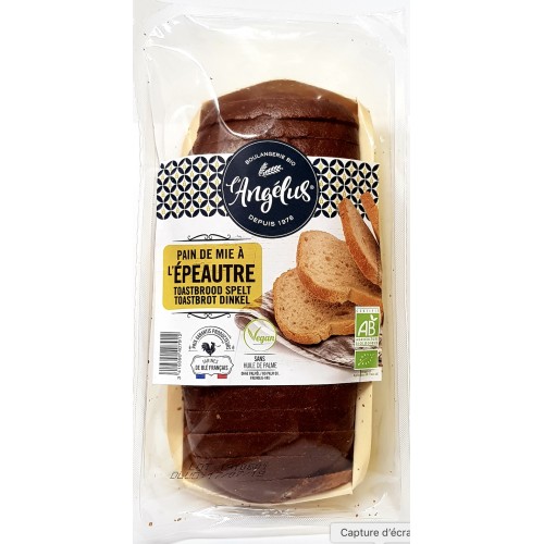 PAIN de MIE EPEAUTRE TRANCHE 350g