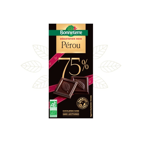 CHOCOLAT NOIR SELECTION PEROU 75%