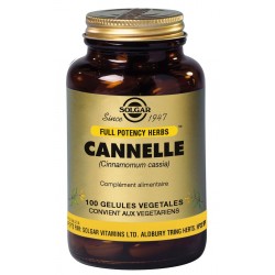 SOLGAR CANNELLE 100 GELULES VEGETALES