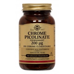 SOLGAR CHROME PICOLINATE 200 µG 90 GELULES VEGETALES