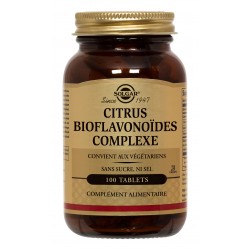 SOLGAR CITRUS BIOFLAVONOIDES COMPLEXE 100 TABLETS