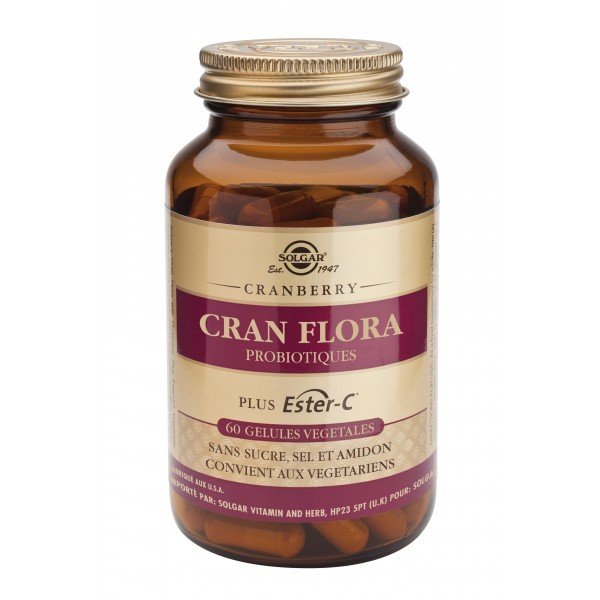 CRAN FLORA PROBIOTIQUES 60 GELULES VEGETALES