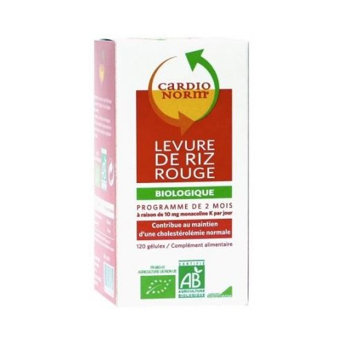 LEVURE de RIZ ROUGE 120 gélules