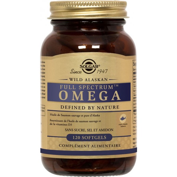 SOLGAR FULL SPECTRUM OMEGA 120 SOFTGELS