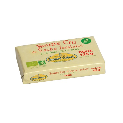 BEURRE CRU DOUX VACHE 125g