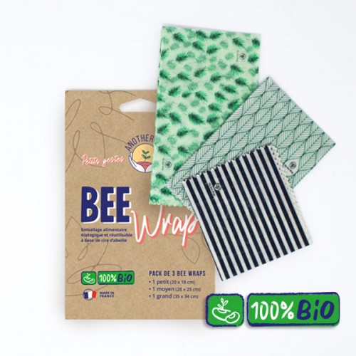 BEE WRAP 3 TAILLES (s-m-l)