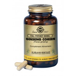 SOLGAR GINSENG COREEN 50 GELULES VEGETALES