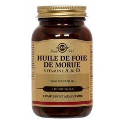 SOLGAR HUILE DE FOIE DE MORUE 100 SOFTGELS