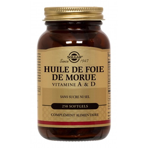 MORUE huile FOIE 250 softgels