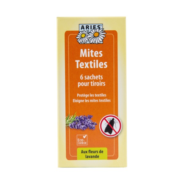 MITES TEXTILES pour TIROIRS x6 sachets