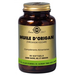 SOLGAR HUILE D&#039;ORIGAN 60 SOFTGELS