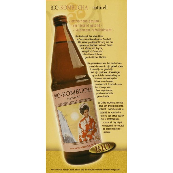 KOMBUCHA NATUREL non pasteurisé 750 ml