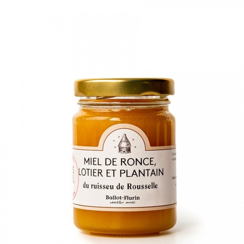 MIEL RONCE,LOTIER,PLANTAIN ROUSELLE 125g